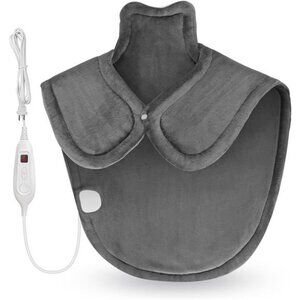Wearable Weighted Heating Pad, 6 Heat Levels &Auto Shut Off